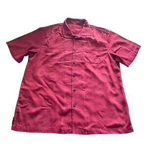 Men's Tommy Bahama Casual Button Down Short Sleeve Shirt Size Large Tall